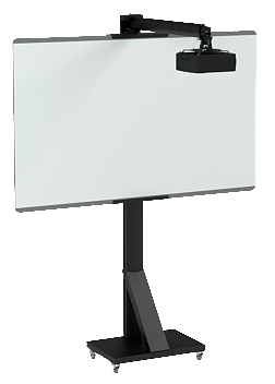 Напольная стойка для интерактивной доски с кронштейном для кф проектора ALG BRD 3